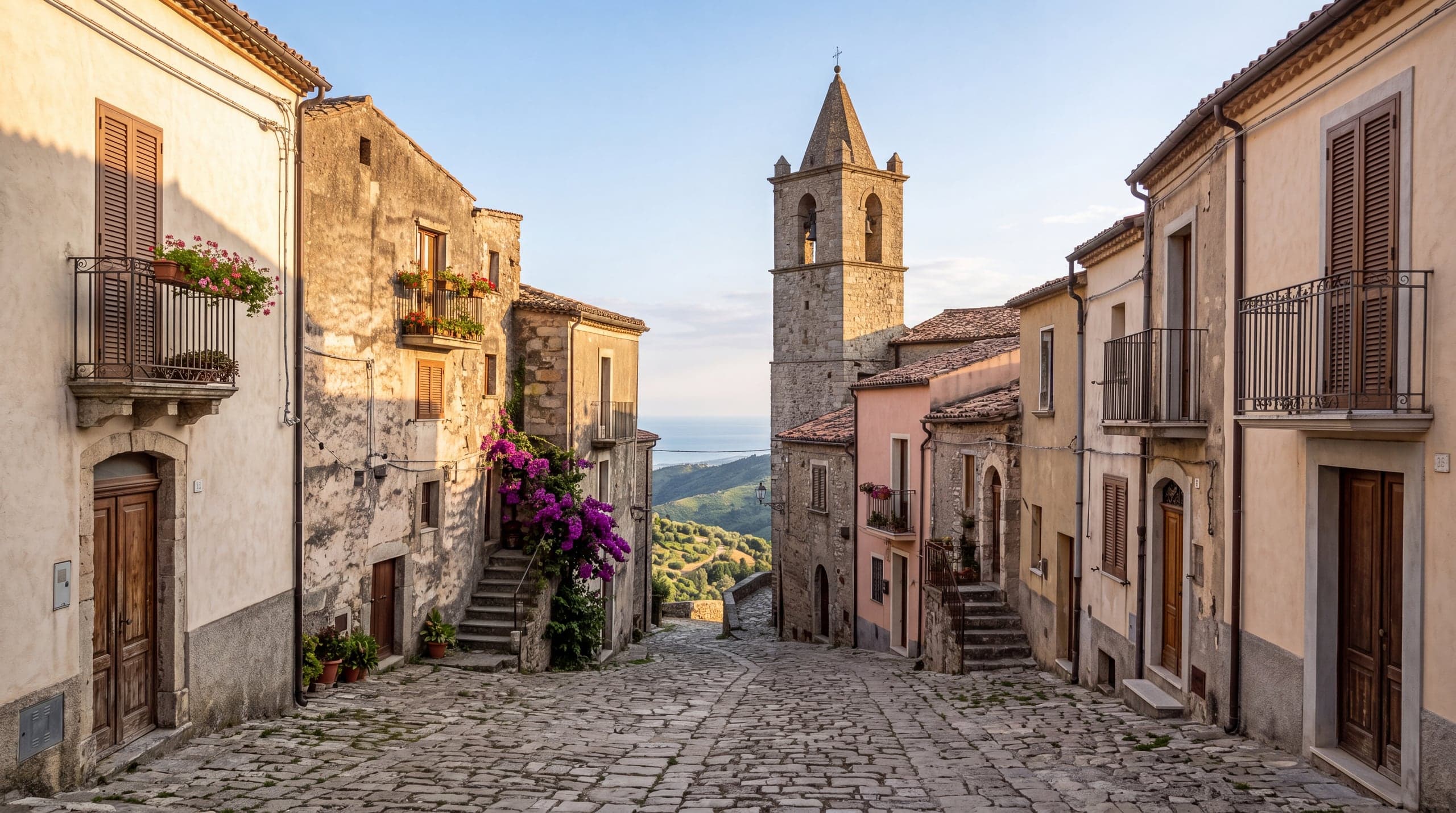 Il borgo di Spilinga affacciato sulla Costa degli Dei
